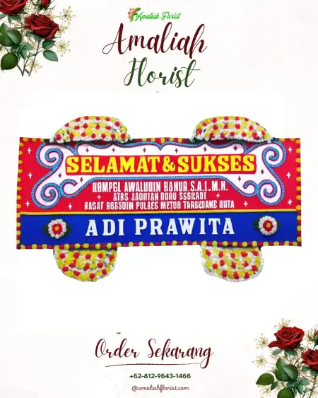 Papan Bunga Ucapan Selamat Way Suluh